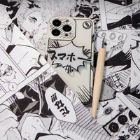 Space Original Manga Japanese Hand-painted Line Art Mobile Phone Shell