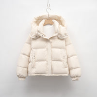 Women's Winter Korean-style Simple Hooded Warm Puffer Jacket