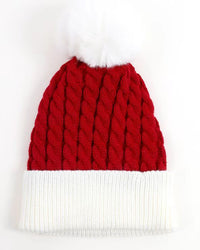 Men's And Women's Fashion Simple Christmas Knitted Hat