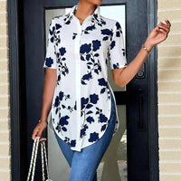 Fashionable Printed Women's Top
