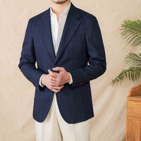 Linen Cotton Half Lining Lightweight Casual Suit NAPOLI Breathable Suit
