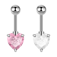 Stainless Steel Zircon Five-pointed Star Nail Navel Decoration Piercing Jewelry
