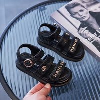 Girls New Soft Sole Lightweight Letter Fashion Sandals