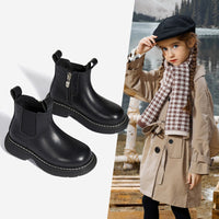 Girls' Short Boots Plus Cashmere Two Cotton Shoes