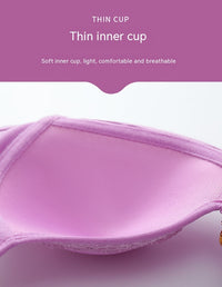 Large Size Thin Wireless Underwear Push Up Non-magnetic Bra
