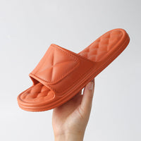 Summer Slippers Plaid Design Bathroom Slippers For Women Shoes