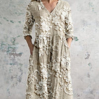 Printed American-style Fashionable Casual Dress For Women