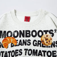 Printed Loose Round Neck Sweater