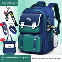 Schoolbag Boy Elementary School Students Three Four To Six Grade