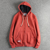 Cardigan Sweater Men's All-match Casual Solid Color Hoodie Fashion