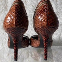 Fashionable Niche-Design Snake-Print Stiletto Heels For Women