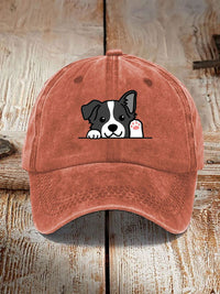 Washed Cotton Printed Hat Distressed Dad Cap Men Retro Baseball Cap Hot Soft Top Sun Hat