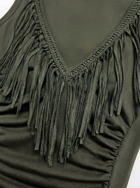 New Womens Fashionable Casual Tassel Dress