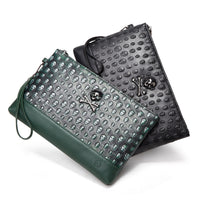 Retro Men's And Women's Skull Clutch