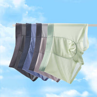 Ice Silk Seamless Antibacterial Flying Boxer Briefs