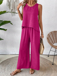 Casual Chic Elegant Floral Set With Hollow-Out Back