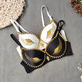 Angel Wings Beaded Breastwear Short Women