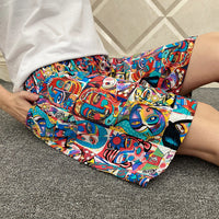 Summer Women's Pajama Pants Cotton Silk Shorts Home Loose