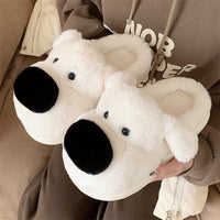 Cartoon West Highland Terrier Home Cotton Slippers