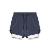 Men's Athletic Shorts Double-layer Fitness Wicking