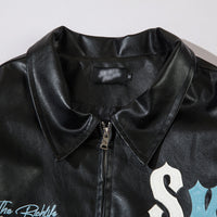 Fashion Embroidery Baggy Coat Men