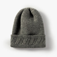 Fashion Knitted Hat Custom Light Version Flanging Woolen Hat