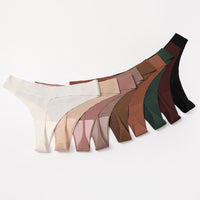 Large Seamless Invisible Women's One-piece Ice Silk Underwear