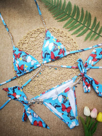 Pendant strap triangle sexy women's swimsuit