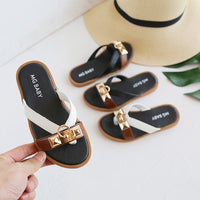 British Style Retro Children's Sandals And Slippers