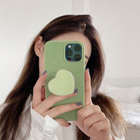 Simple Love Bracket Phone Case Bright Surface