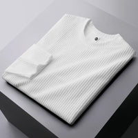 Men's Solid Color Bottoming Shirt Thickened Sweater