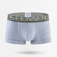 Men's Cotton Rib Solid Color Boxers