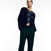 Women's Round Neck Long Sleeve Loose Plus Size Short Top