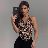 Women's Y2K Halter Neck V-Neck Backless Camisole