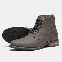 Mens Vintage Casual Leather Boots