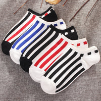 Summer Low-cut Solid-color Business Cotton Trendy Sweat-absorbent Breathable And Low-cut Ankle Socks