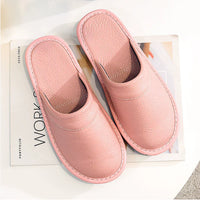 Flyover Shoes Men's Genuine Leather Home Slippers