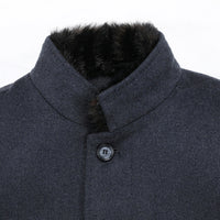 Winter New Down Liner Fur Collar Thickened Windbreaker Jacket