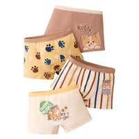 Boys' Cotton Printing Boxer Shorts