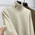 Fleece-lined Thickened Slim Fit Bottoming Shirt Men's Warm Top