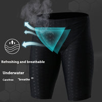 Swimming Trunks Boxer Quick-drying Hot Spring Pants Plus Size