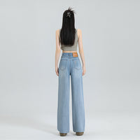 Ultra-thin Series Tencel Lyocell Wide-leg Jeans