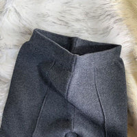Children's Thickened Knitting Straight-leg Pants Casual Wide-leg Pants