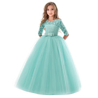 Children's Long Sleeve Puffy Princess Dress