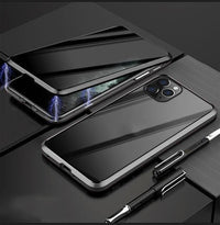 Phone Case Magnetic Double-sided Peep-proof