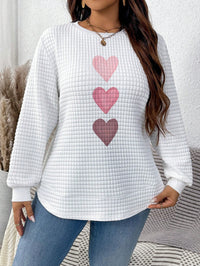 New Arrival Printed Crewneck Long-sleeve Winter Top