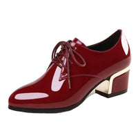 Women's All-matching Chunky Heel Low-cut High Heels