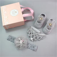 Hairband Socks Set Baby Bow