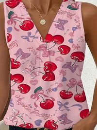 Women's Versatile Minimalist Printed Vest