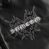 Men's High Street Fashion Design Sense Niche Punk Motorcycle Color Matching PU Leather Jacket